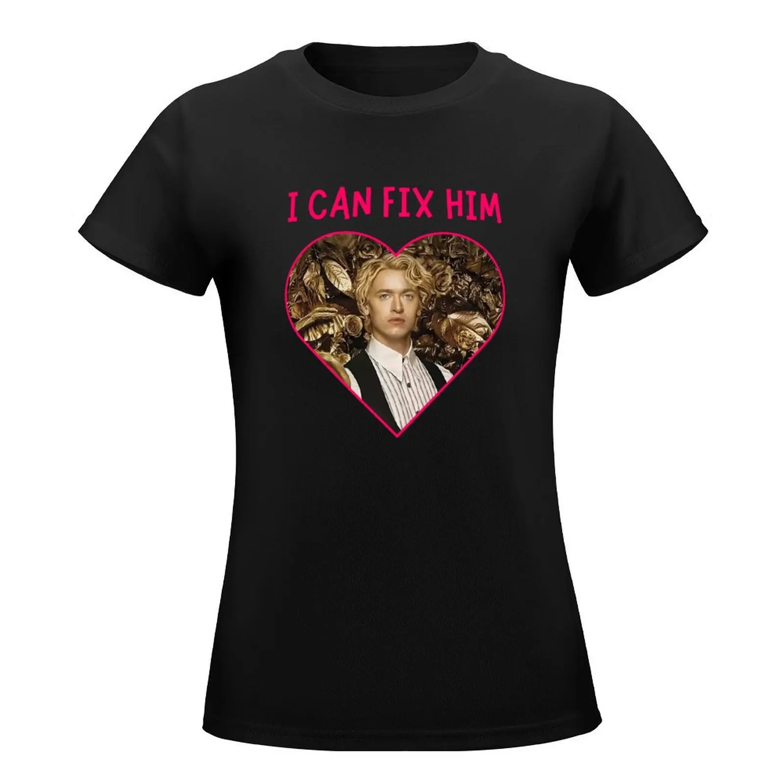 Coriolanus Snow I can fix him hunger games T-Shirt quick-drying sweat plus size tops Womens graphic t shirts