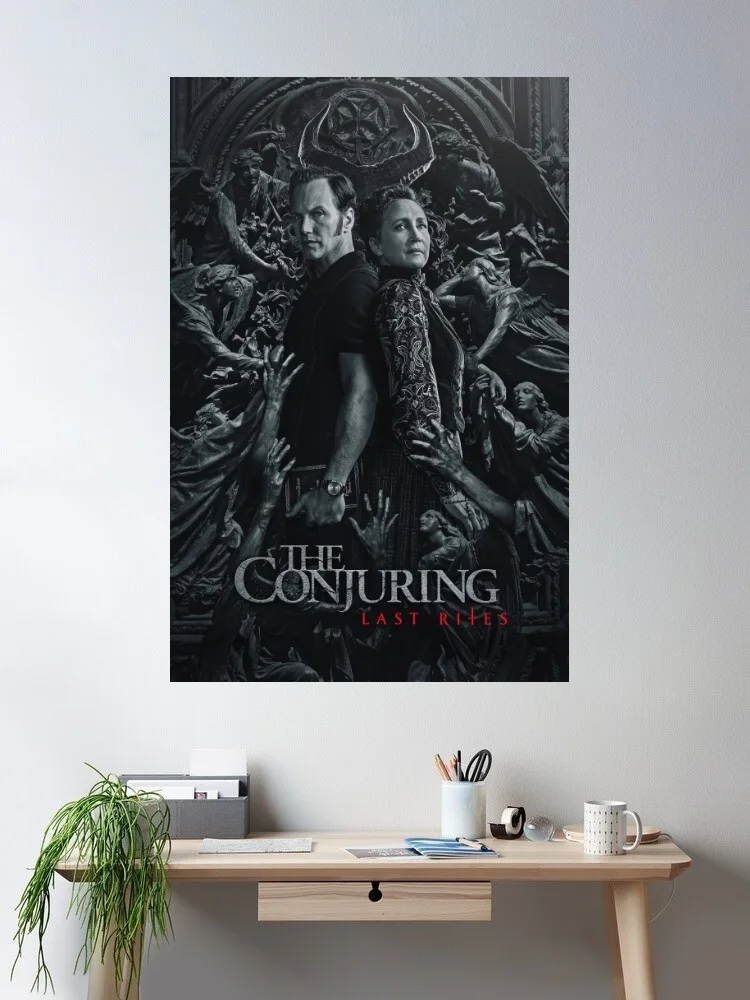 

The Conjuring Last Rites Movie, Art Print Silk Poster Home Wall Decor