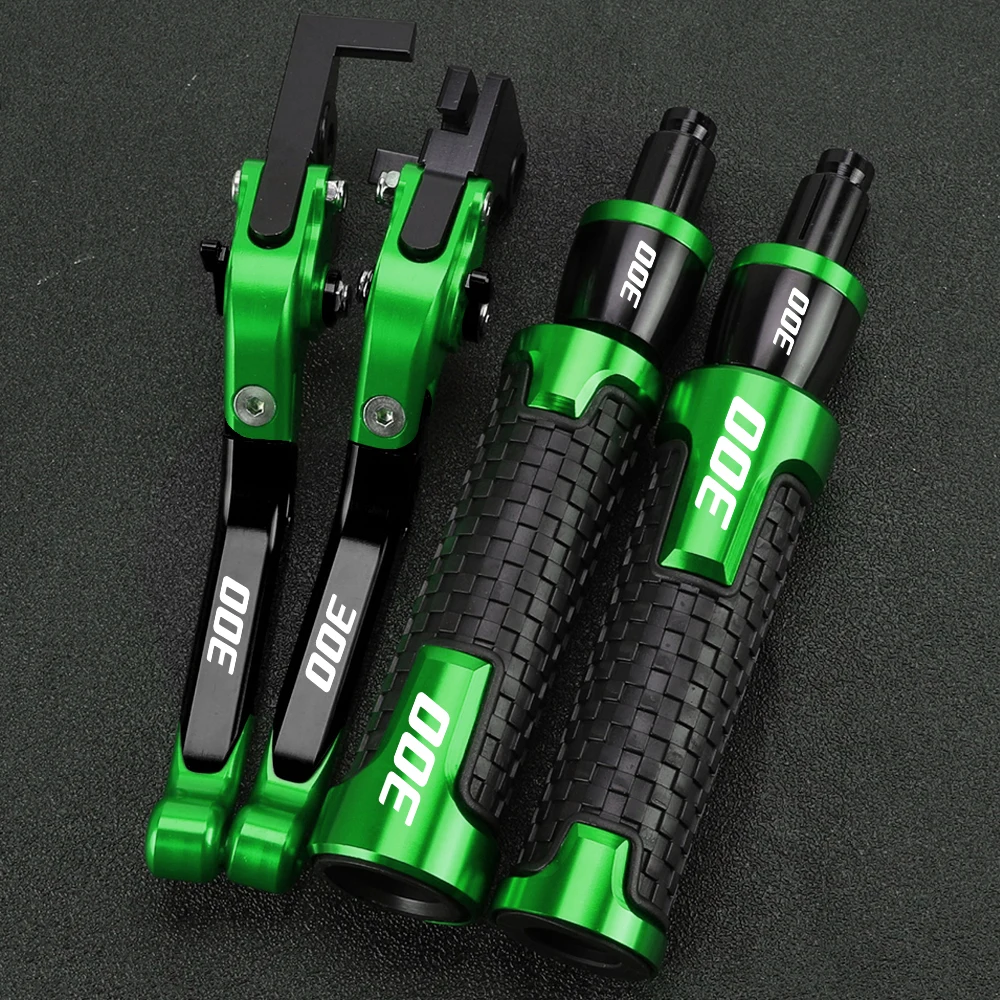 

2024 Motorcycle Adjustable Brake Clutch Levers Handlebar Hand Grips End For Kawasaki Z300 NINJA 300 ABS NINJA 300 2013-2022 2023