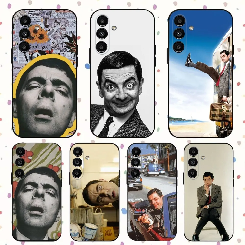 Funny Mr B-BeanS Phone Case For Samsung S24,S21,S22,S23,S30,Ultra,S20,Plus,Fe,Lite,Note,10,9,5G Black Soft Cover