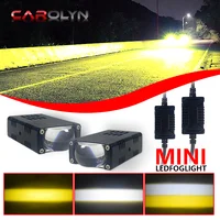 Faros antiniebla Led para parachoques, lente de proyector, luz de trabajo, Mini luz de conducción, luces auxiliares para focos de barra de motocicleta y coche