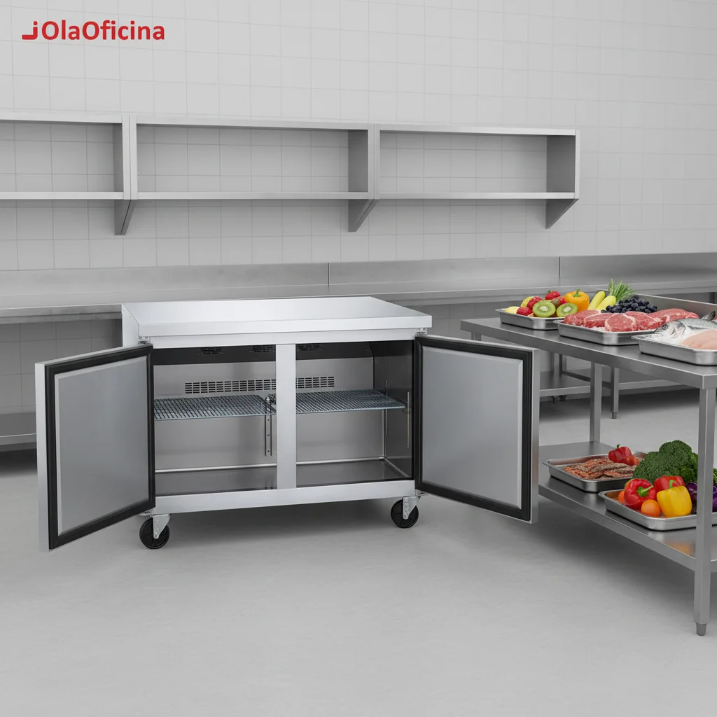 Stainless Steel Under Counter Drink Refrigerator Compact Design For Coffee Shop Office Pantry And Small Restaurant