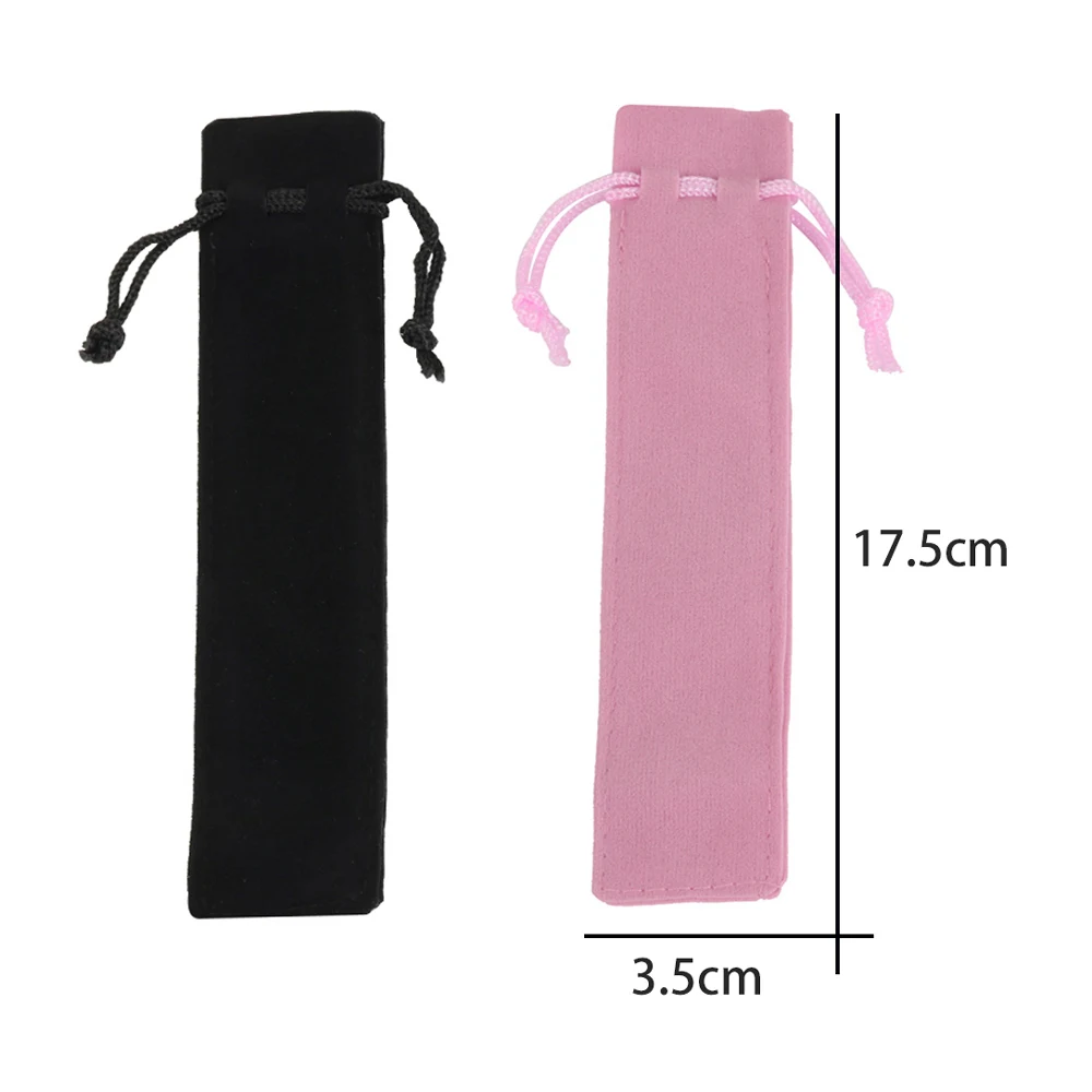 10pcs Elegant Rectangular Drawstring Gift Bag Dust-Proof Protective Cover for Wedding Party Holiday Pen Bag