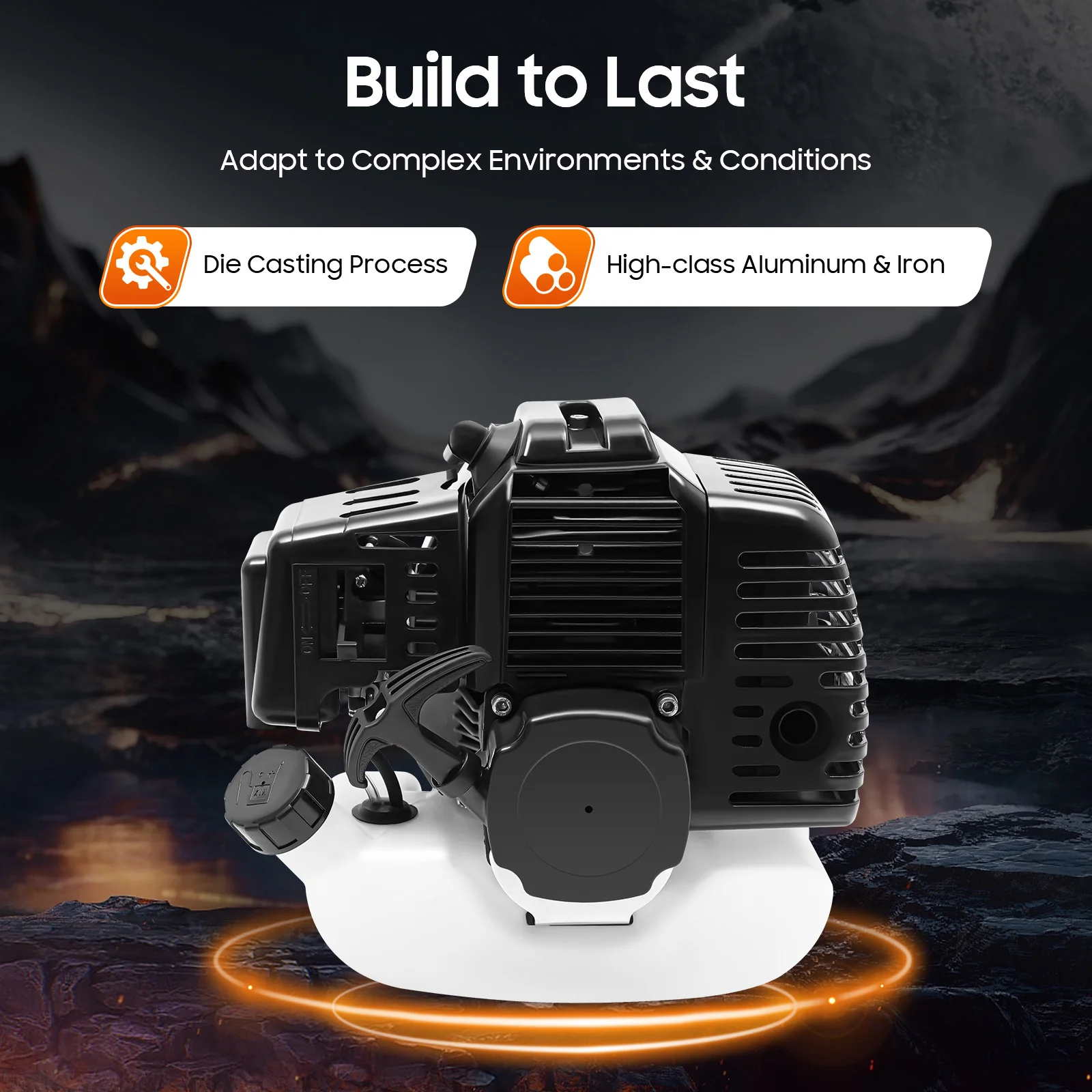 

CNCEST 49CC 2-Stroke Pull Start Engine Motor 7000 Rpm Black for Pocket Bikes, Mini Helicopters, Gliders