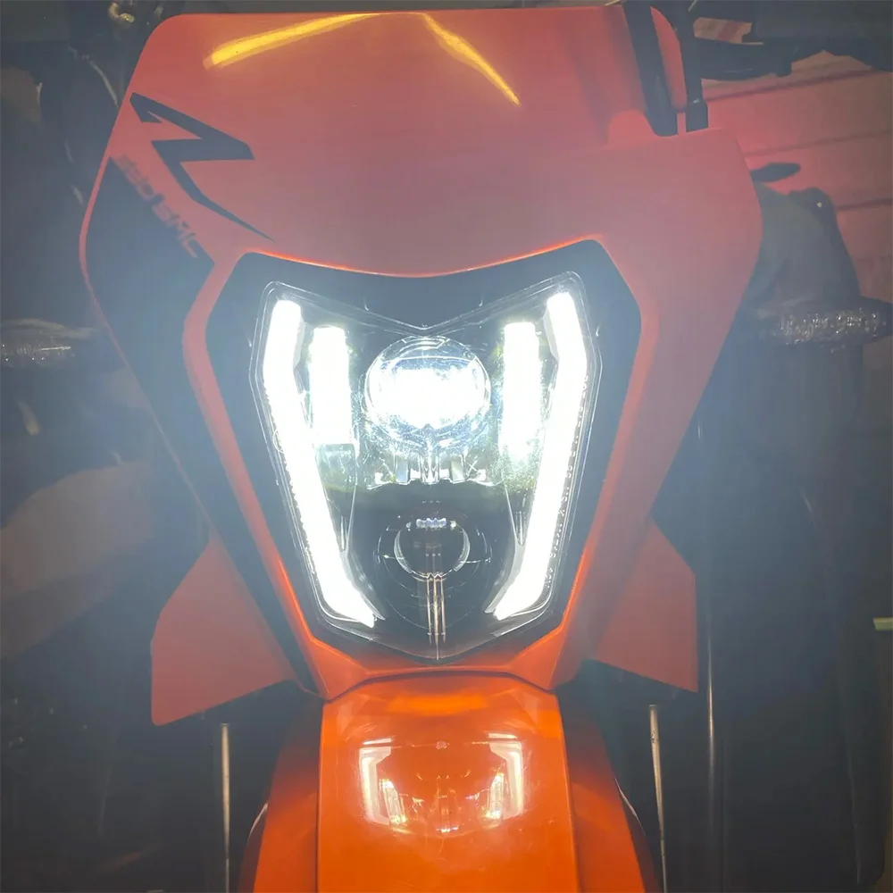 For Husqvarna FE 350 450 501 501S 350S 250 TE 125 300 2015 2016 Dirtbike LED Headlamp W/ DRL Turn Signals Light Assembly DOT/E24 5