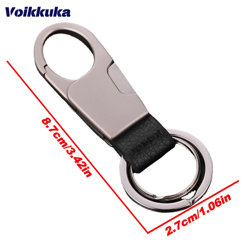 High Quality Simplicity Waist Hanging Creative Press Type Metal Zinc Alloy Key Chain Keychain Gift For Men Car Key Accessories