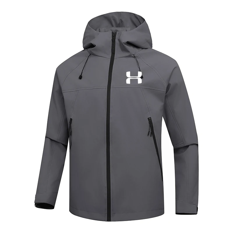 

Men's Outdoor Windproof Waterproof Jacket Thin Climbing Suit Single Layer Spring Autumn Fashionable Brand Climbing Clothes