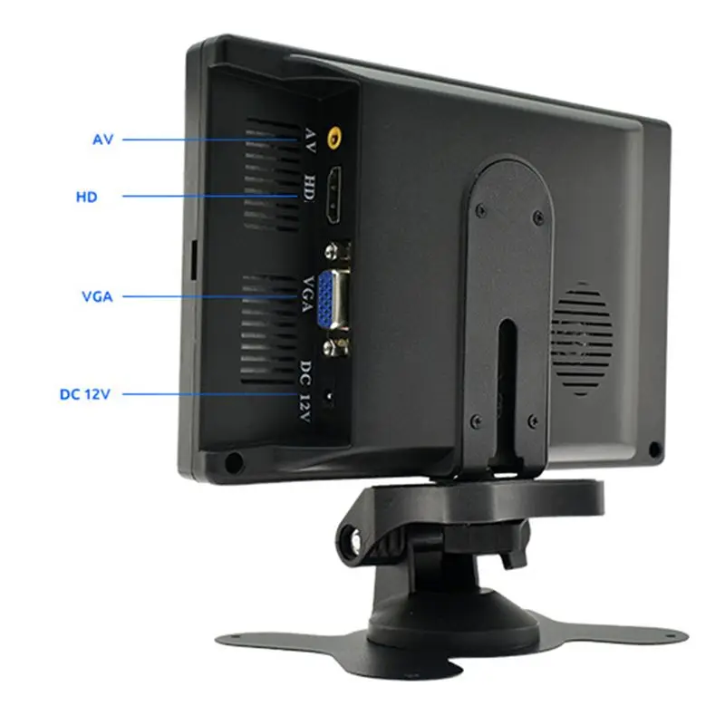 A73X-1Set 7Inch Car VGA Monitor HD Rear View Monitor Video Reversing Monitor Car Accessories