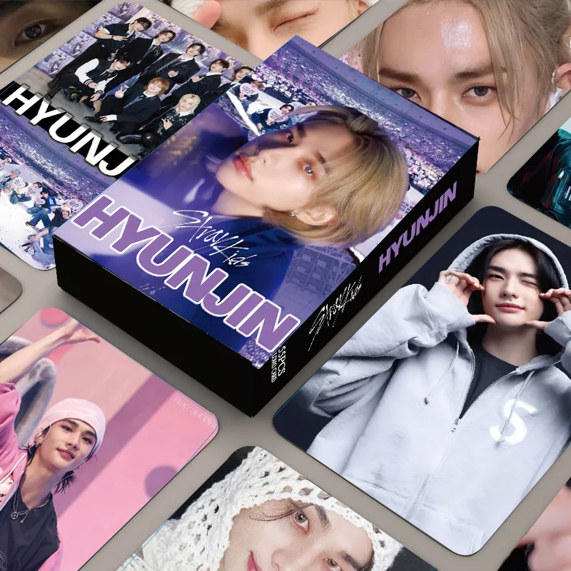 

Набор из 55 карточек SKZOO Stray Kids: Новый альбом Хёнджина, в наличии, 55 маленьких карточек, открытки, коробки для карточек, подарки для фанатов, коллекция