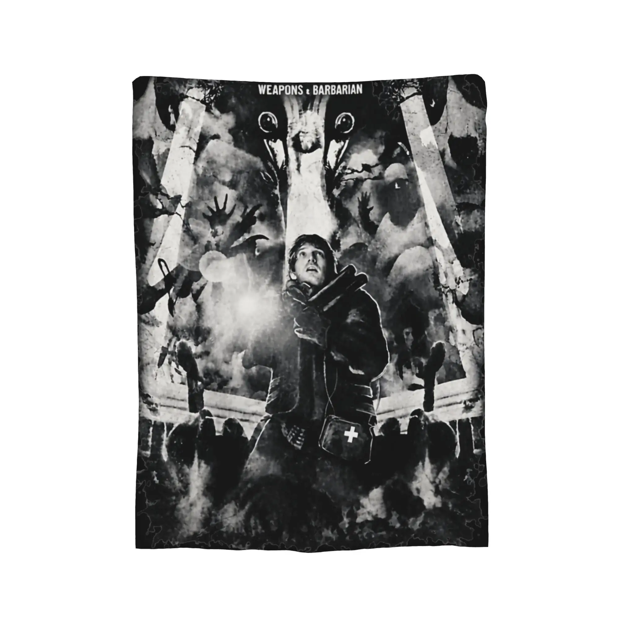 2026 RE Movie Bryan Horror Graphic Blankets  Flannel Awesome Breathable Throw Blanket for Bed Sofa Summer