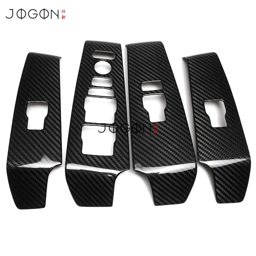 for Acura Integra A-Spec Type S 2022 2023 2024 Window Lift Switch Panel Cover Trim Interior Real Carbon Fiber