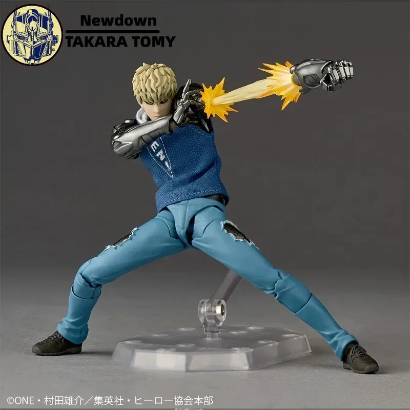 الأصلي Kaiyodo Revoltech مذهلة ياماغوتشي جينوس واحد لكمة رجل 16 سنتيمتر البلاستيكية أنيمي عمل الشكل جمع نموذج اللعب هدية