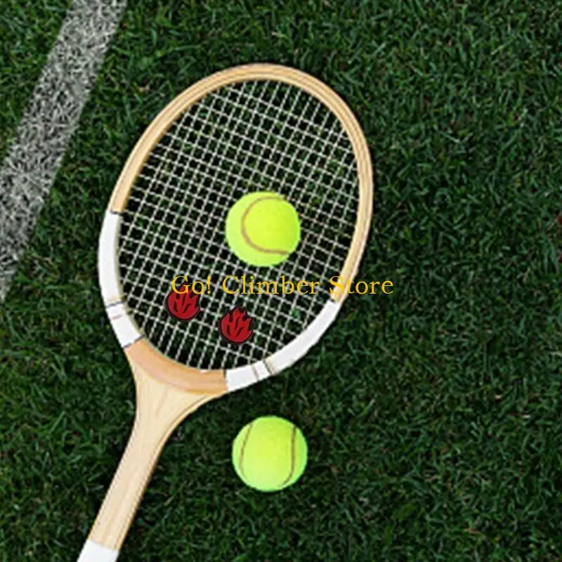 

Q84C 2Pcs Flame Silicone Tennis String Dampener Tennis Squash Shock Absorbers