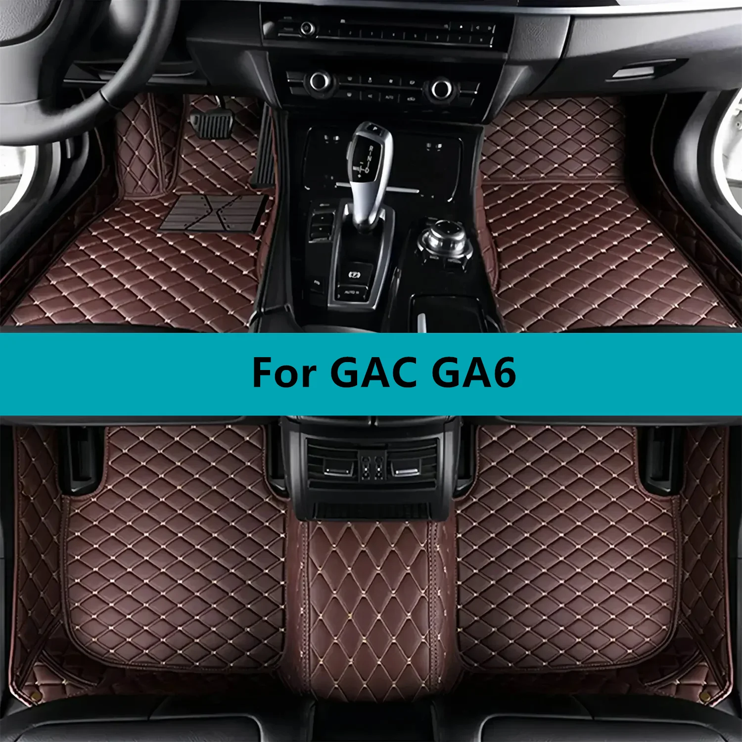 

Interior Accessories Leather Car Floor Mats For GAC GA6 2023 2024 2025 2026 2027 All Weather Waterproof Car Floor Mats