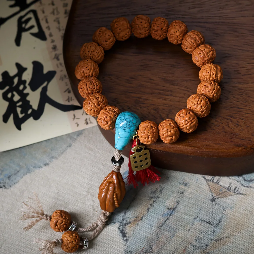 

Original Handcrafted Buddhist Beads and Olive Kernel Bracelets - 2025 Autumn Collection of Jinguo Bodhi Seed Bracelets