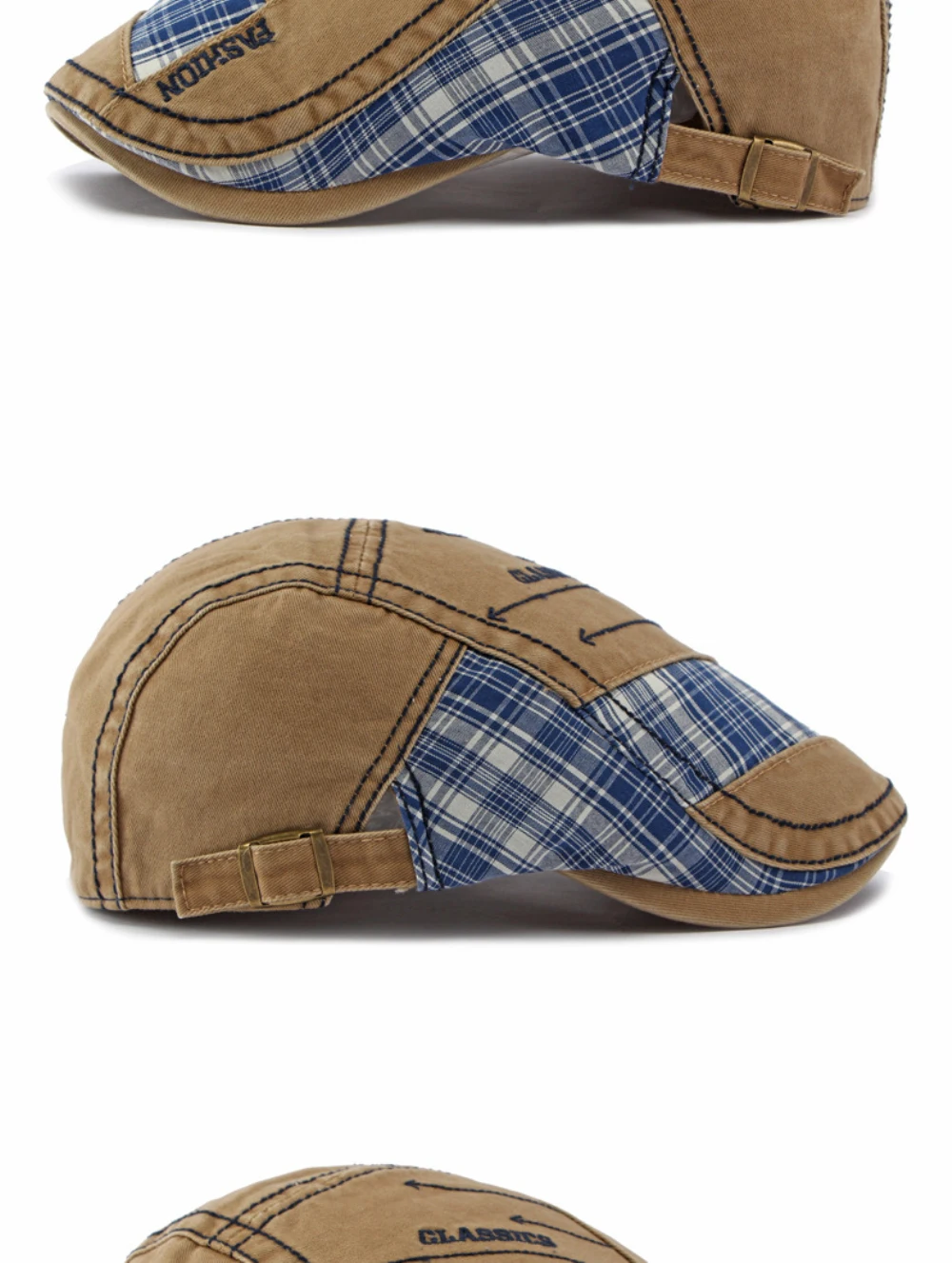 HT5143 Baskenmützen für Männer und Frauen Vintage Künstler Maler Baskenmütze Unisex Verstellbare Ivy Flachmütze 2026 Neue Frühling Sommer Herbst Baskenmütze – Detail 8