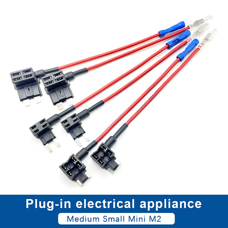 Hochwertiger Autos icherungs halter Add-a-Circuit-Adapter mit mittlerem Hahn Micro-Mini-Standard-Blade-Autos icherung mit Halter