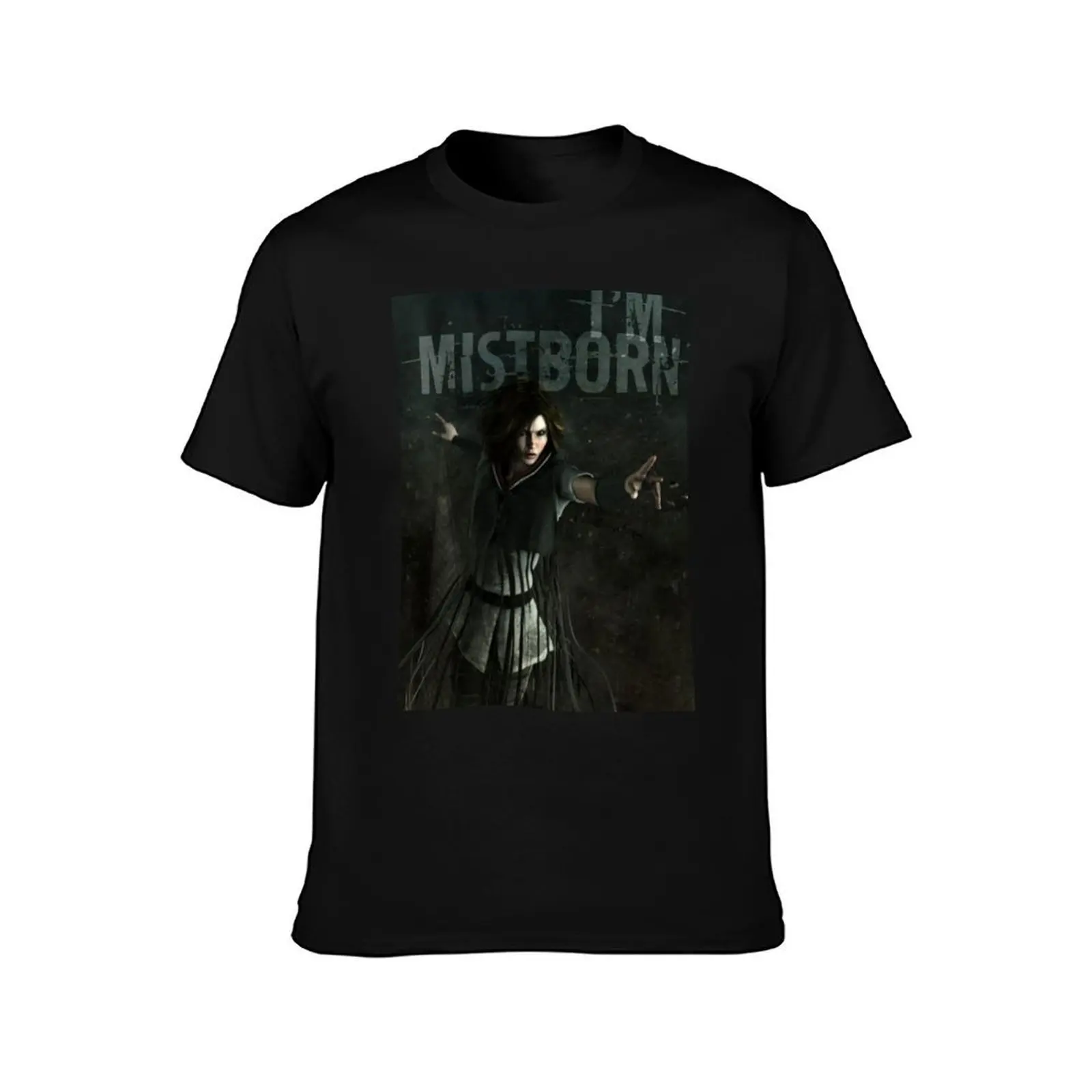 Mistborn Novel Series by Brandon Sanderson - Graphical Character Art 4 T-Shirt, Summer Casual Cotton Tee, Vintage Graphic Print
