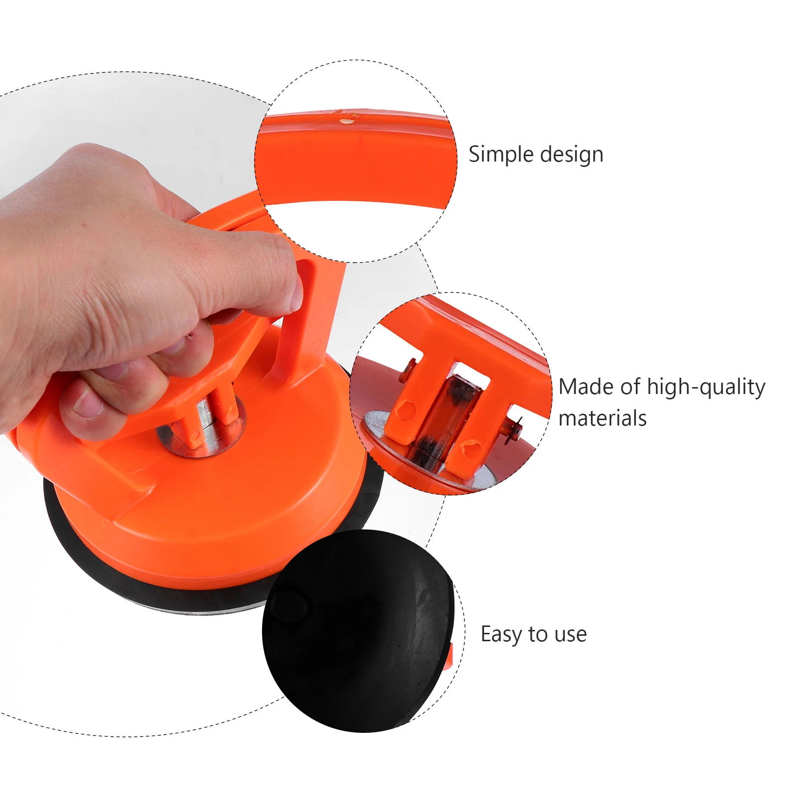 Sollevatore a vuoto Mini strumenti di riparazione a ventosa Estrattore di ammaccature Dispositivo a ventosa con un solo tocco