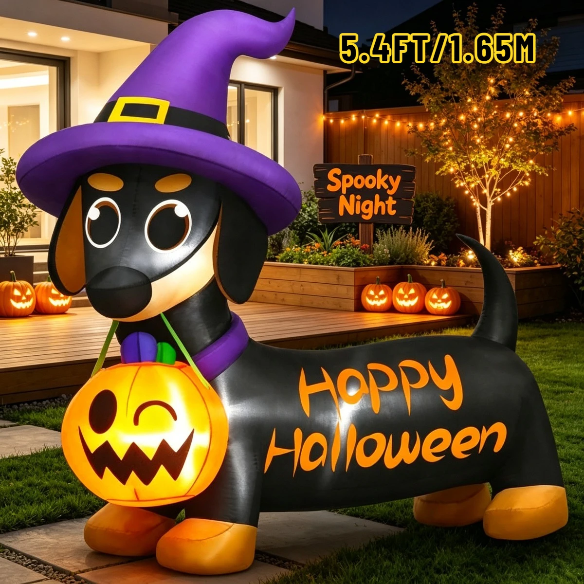 decoration-de-fete-gonflable-54-pieds-sorciere-teckel-et-citrouille-pour-l'ambiance-exterieure-de-l'halloween-ideale-pour-la-cour-et-le-jardin
