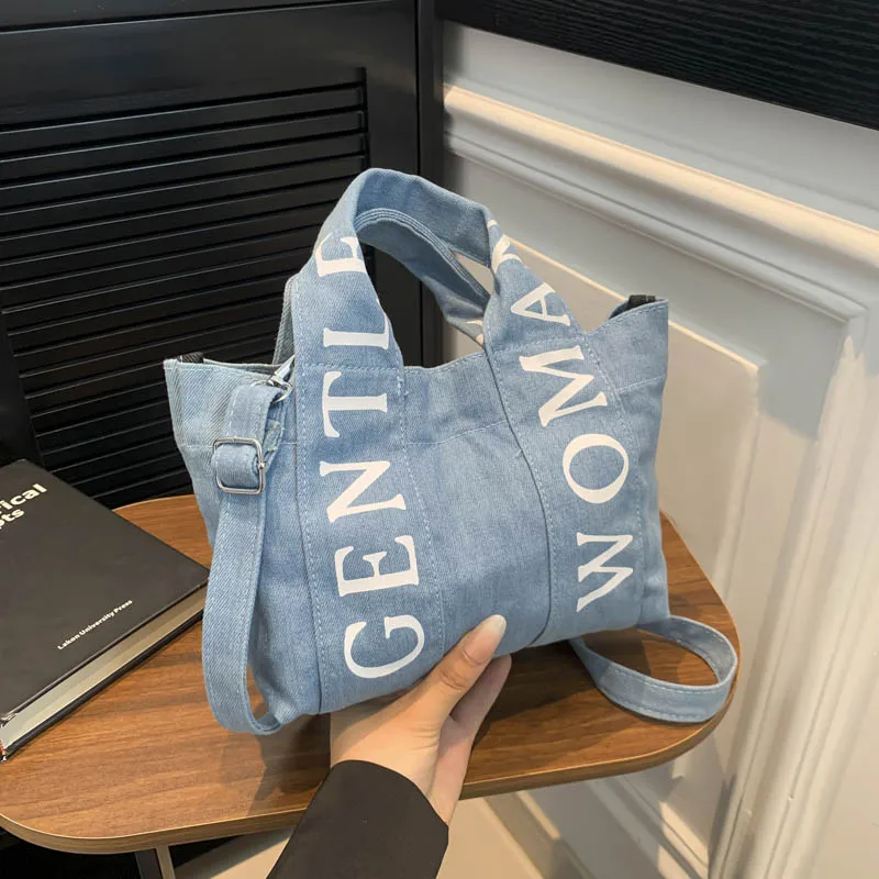 Borse di jeans di marca per le donne borsa a tracolla in tela di alta qualità borse e borsette di lusso borsa a tracolla di design borsa a tracolla