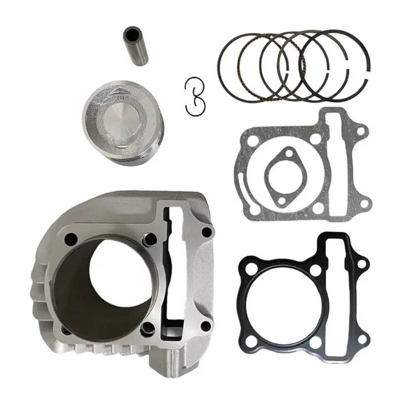 For Scooter Quad Bike Buggy Compatible 62.5Mm Engine Rebuild Kit Barrel Piston Gasket GY6 200Cc-X59A