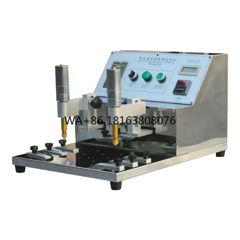 Rubber friction and wear tester, multifunctional wear tester, eraser coating wear resistance device