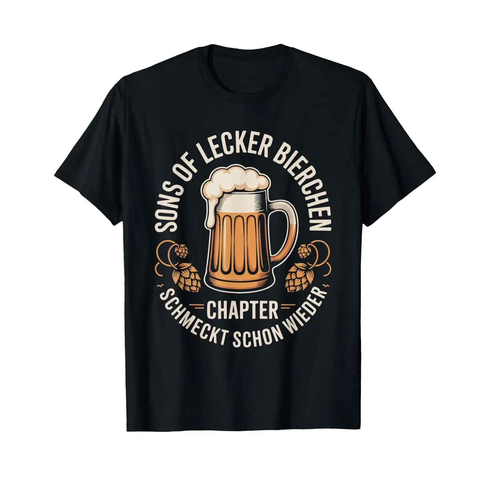 Sons of Lecker Bierchen Chapter Tastes Good Again T Shirt vintage Washed designer clothes Stylish homme streetwear graphic