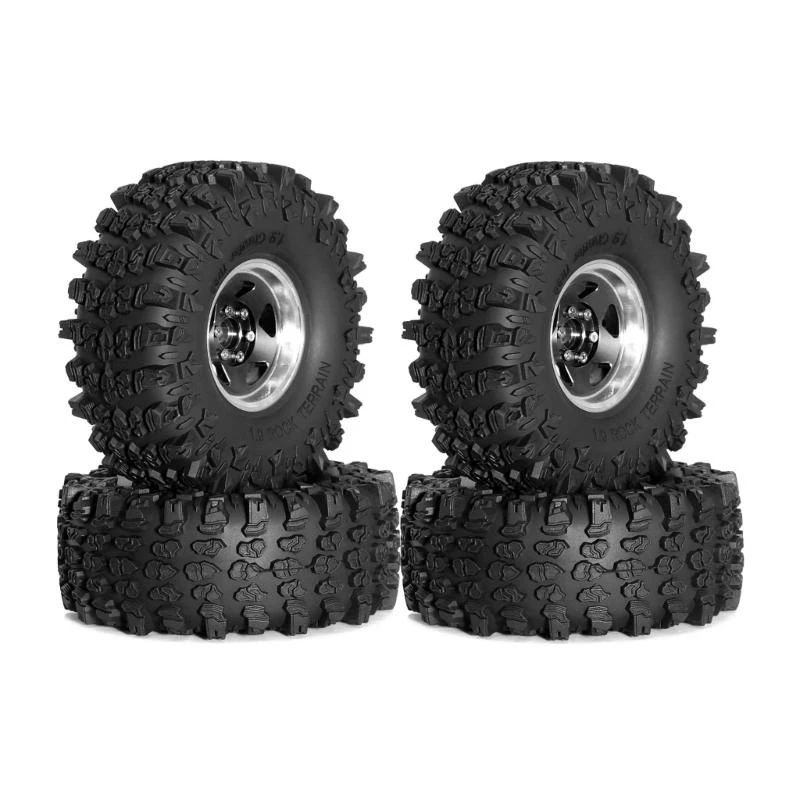 Q0KBリモートコントロールモデル車用の車のホイールタイヤクローラー用のコレクションキットタイヤおもちゃカーアクセサリー