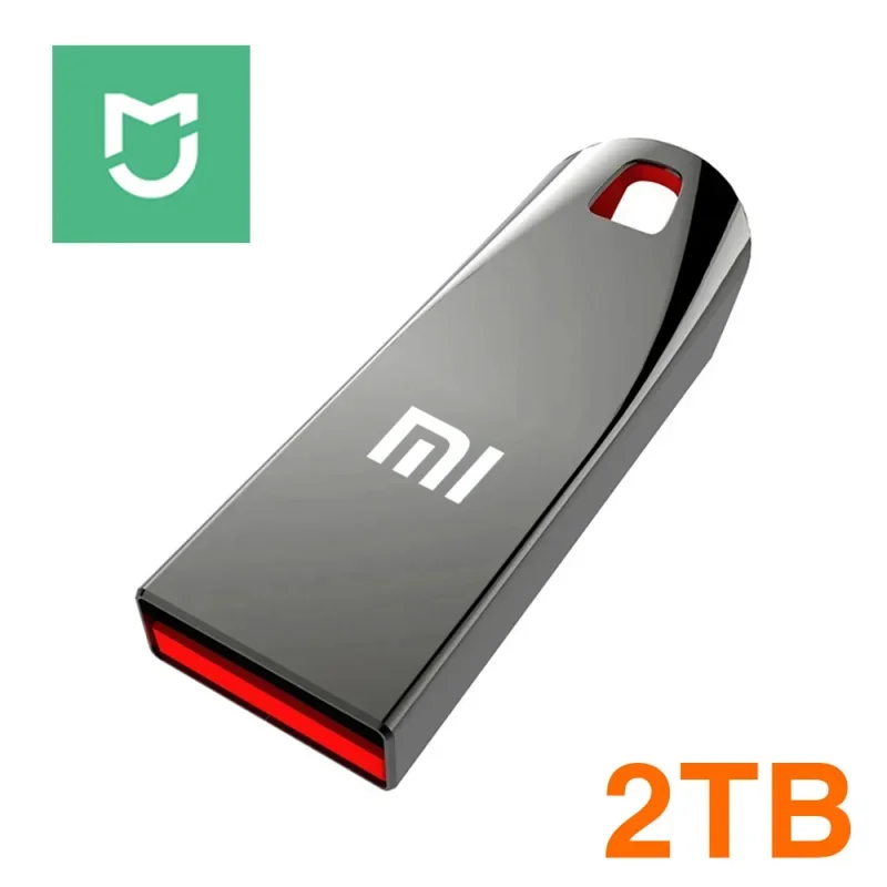 Xiaomi Mijia 3.0 Usb portabel, Flash Drive logam 2tb kapasitas besar kecepatan tinggi penyimpanan memori U Disk 2024 tahan air