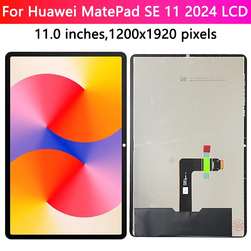11 ''calowy nowy dla Huawei MatePad SE 2024 wyświetlacz LCD ekran dotykowy Digitizer AGS6-W09 AGS6-W00 AGS6 wymiana wyświetlacza — zdjęcie produktu 3