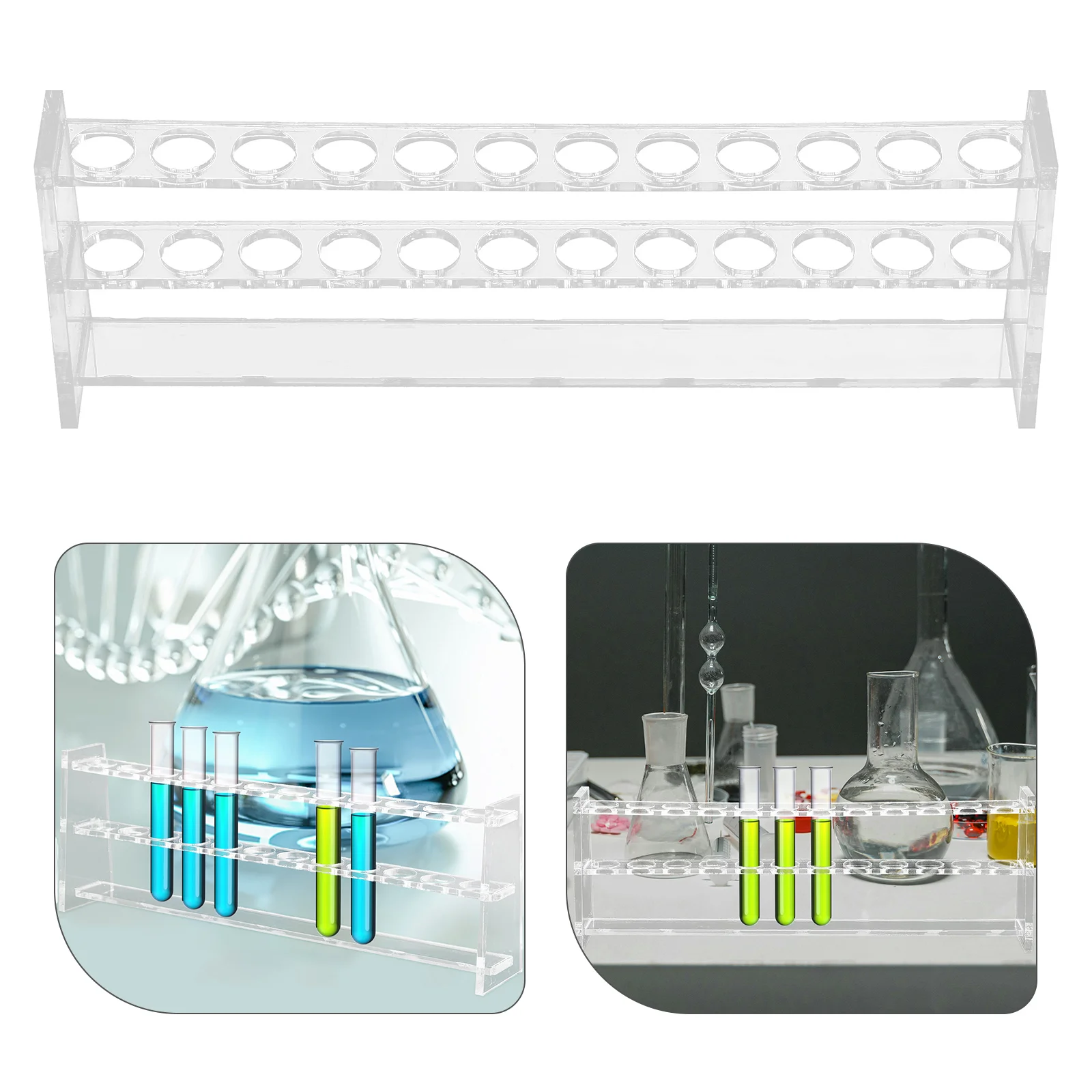 

Acrylic Test Tube Rack Laboratory Tube Stand Storage Organizer Rack For Scientific Experiment Lab Use
