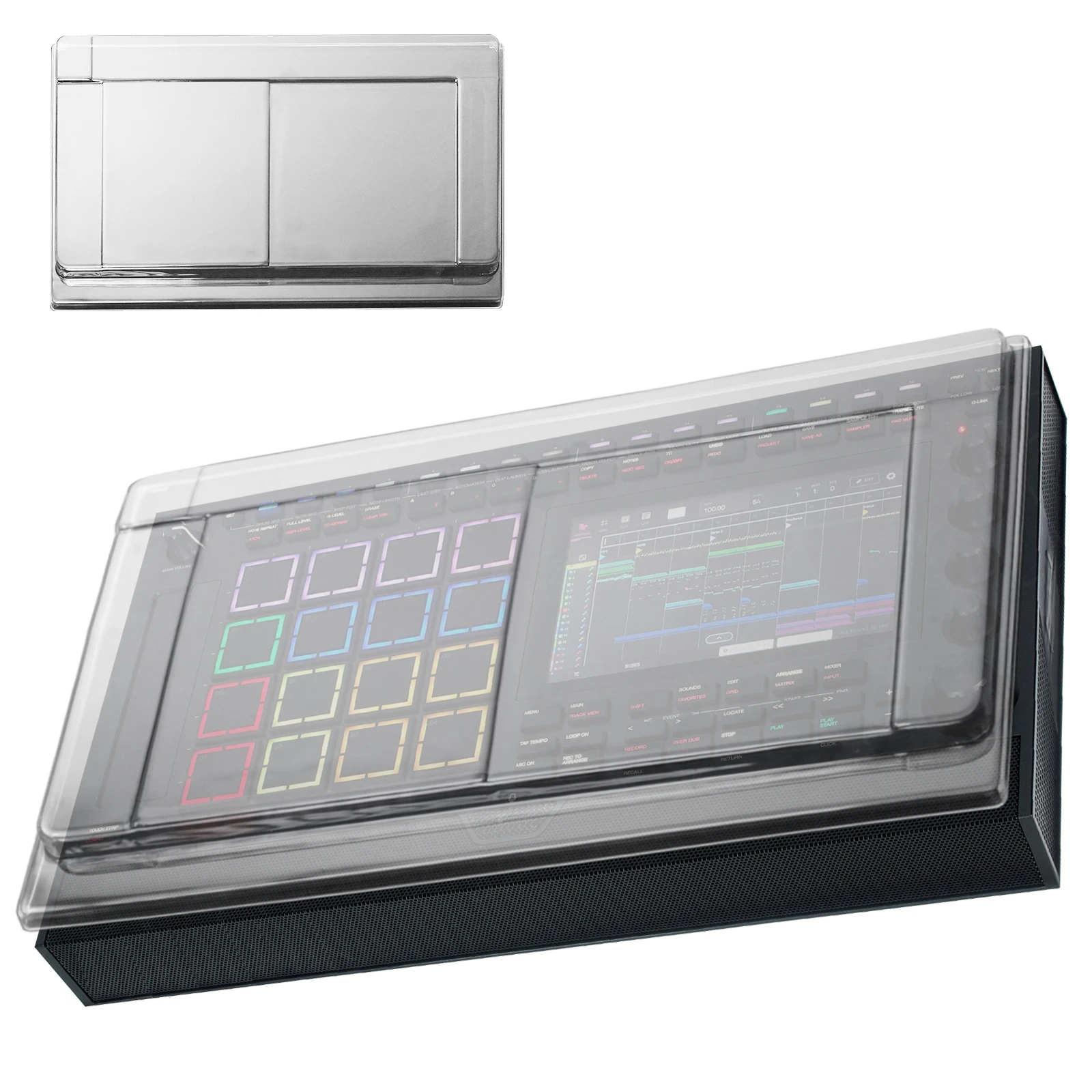 Transparent Dust Cover for Akai Professional MPC Live 3/MPC Live III, Clear Polycarbonate PC Protective Hard Shell Cover, Dustpr