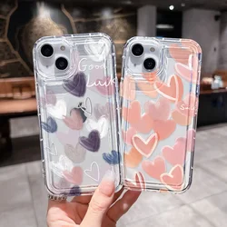 Heart Phone Case For Samsung A54 Case Samsung A55 A53 A52 A51 A50 A35 A34 A33 A32 A31 A30 A24 A23 A22Silicone Cover Soft fund