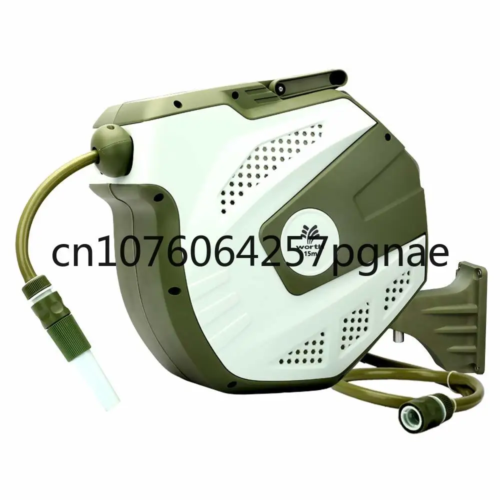 15M 1/2 Inch Automatic Garden Wall Mounted Set Water Hose Reel