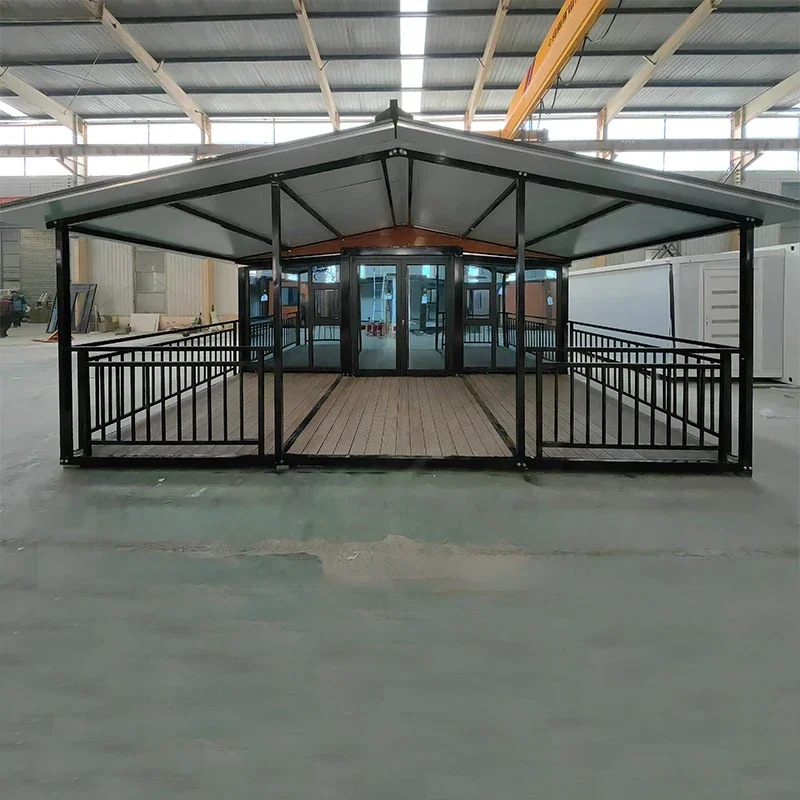 Factory Custom 20ft Portable Prefabricated Houses Expandable Mobile Foldable Container Prefab Home