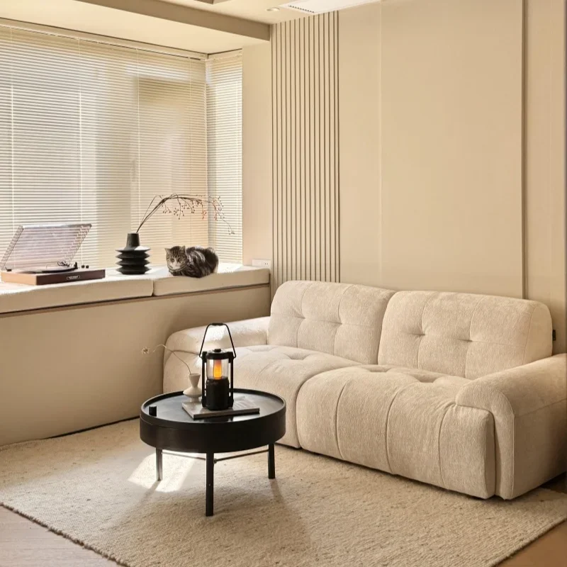 Retro Cheap Living Room Sofas Designer Narrow Nordic Japanese Living Room Sofas Modern Boneless Couch Wohnzimmer Furniture