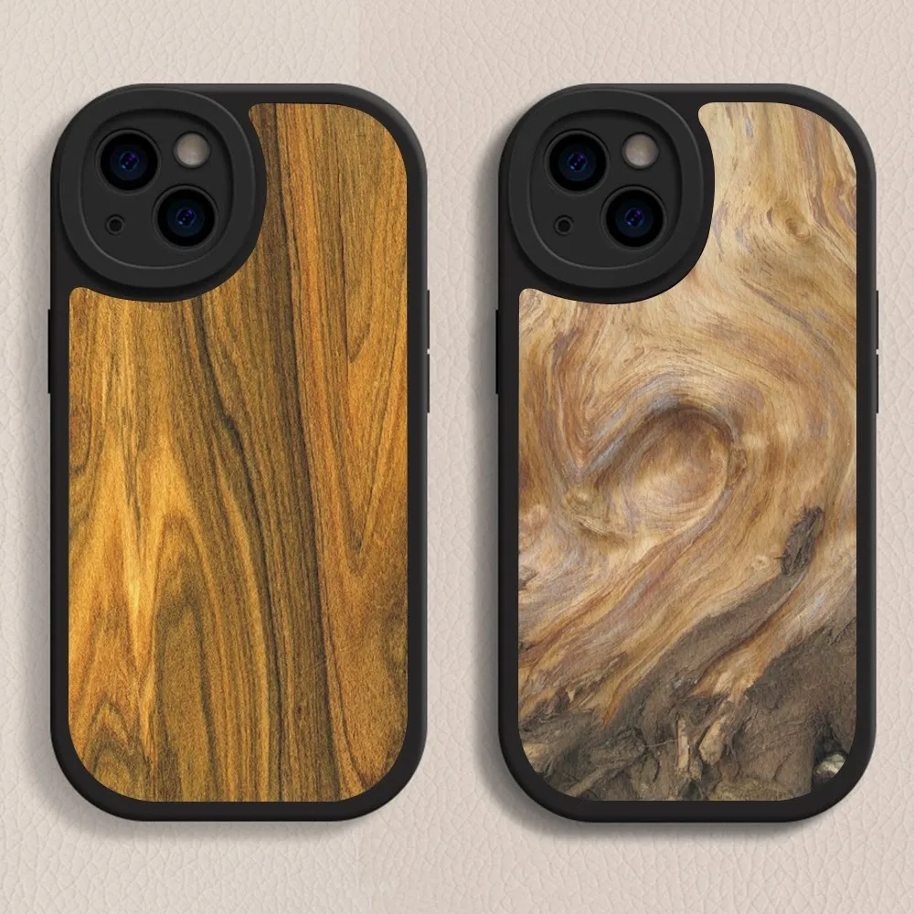

Wood Grain Phone Case Hard Leather For iPhone 16 15 14 13 12 Mini 11 14 Pro Max Xs X Xr 7 8 Plus Fundas