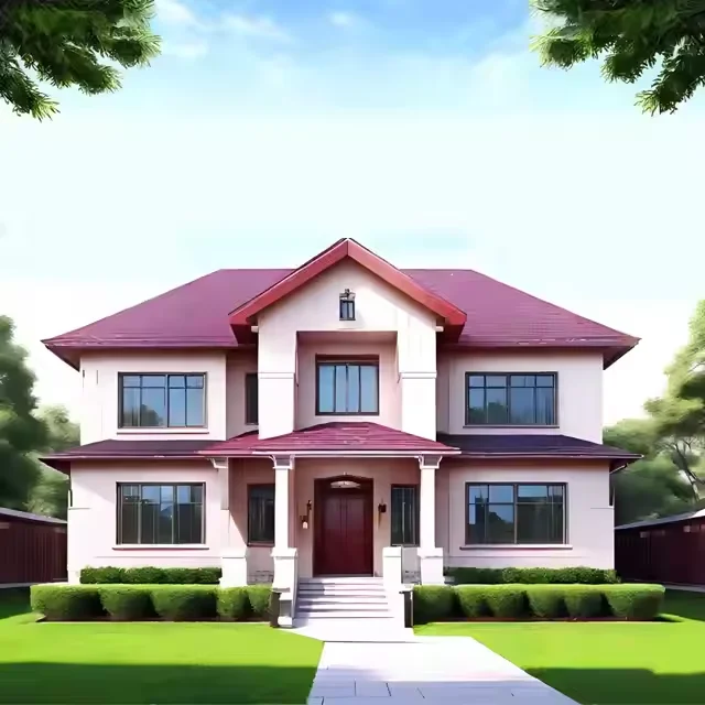 Villa House Stylish Steel Structure Buildings for Modern Dwellings