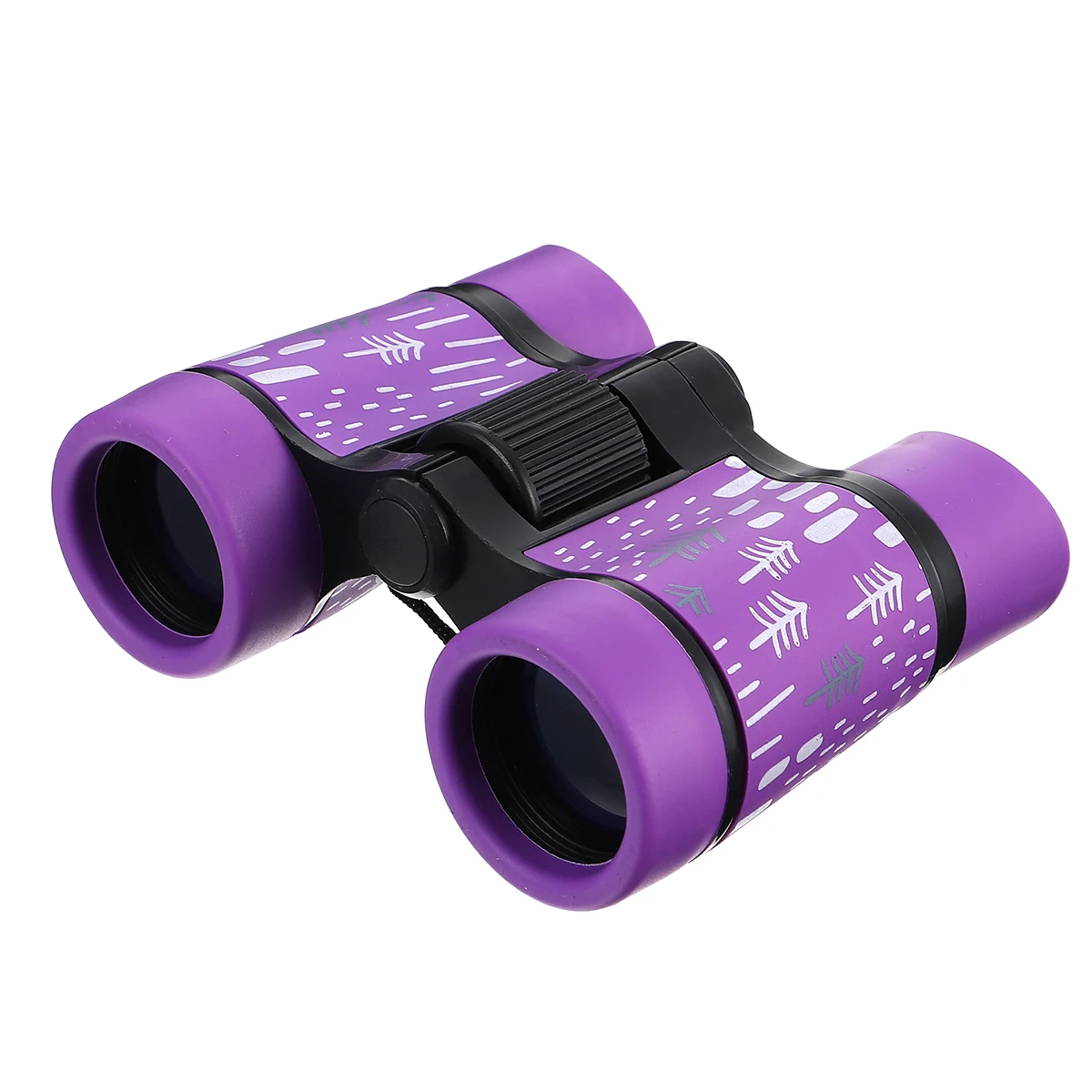 

1pc Kids 8x42 High Resolution Children Telescope Toy Durable Rubber Coated Printed for Bird Watching