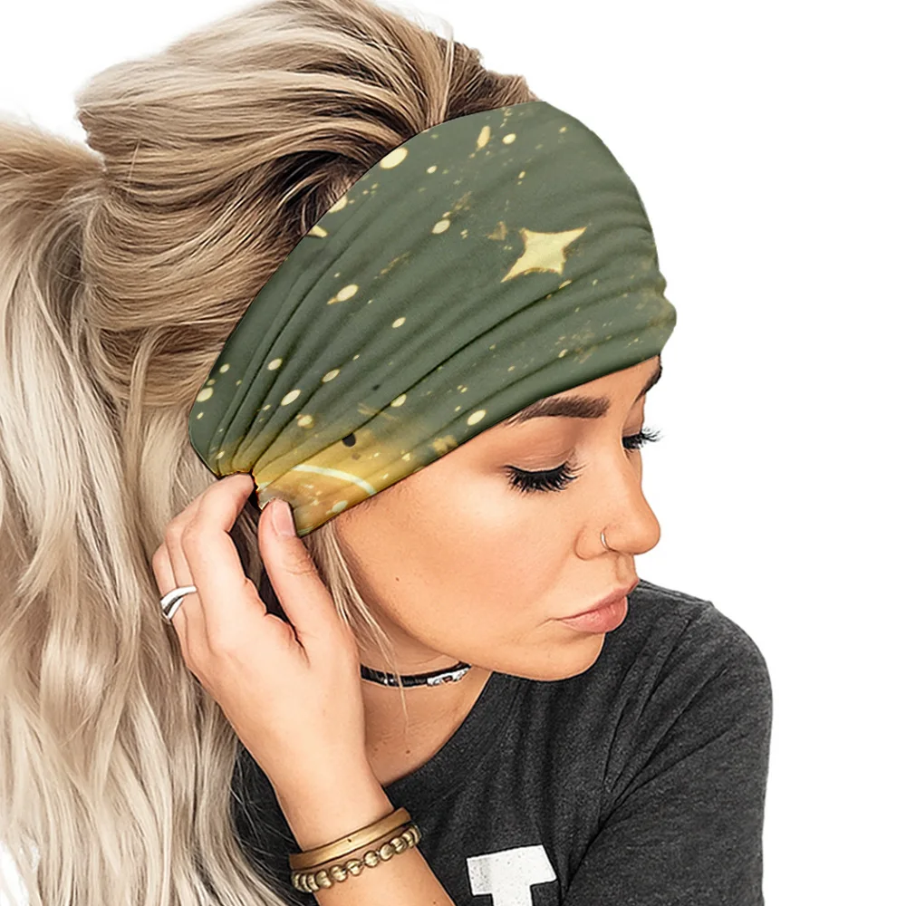 

0611 women's lace headband - modern & elegant, perfect for yoga, fitness, running, and everyday wear - single piece