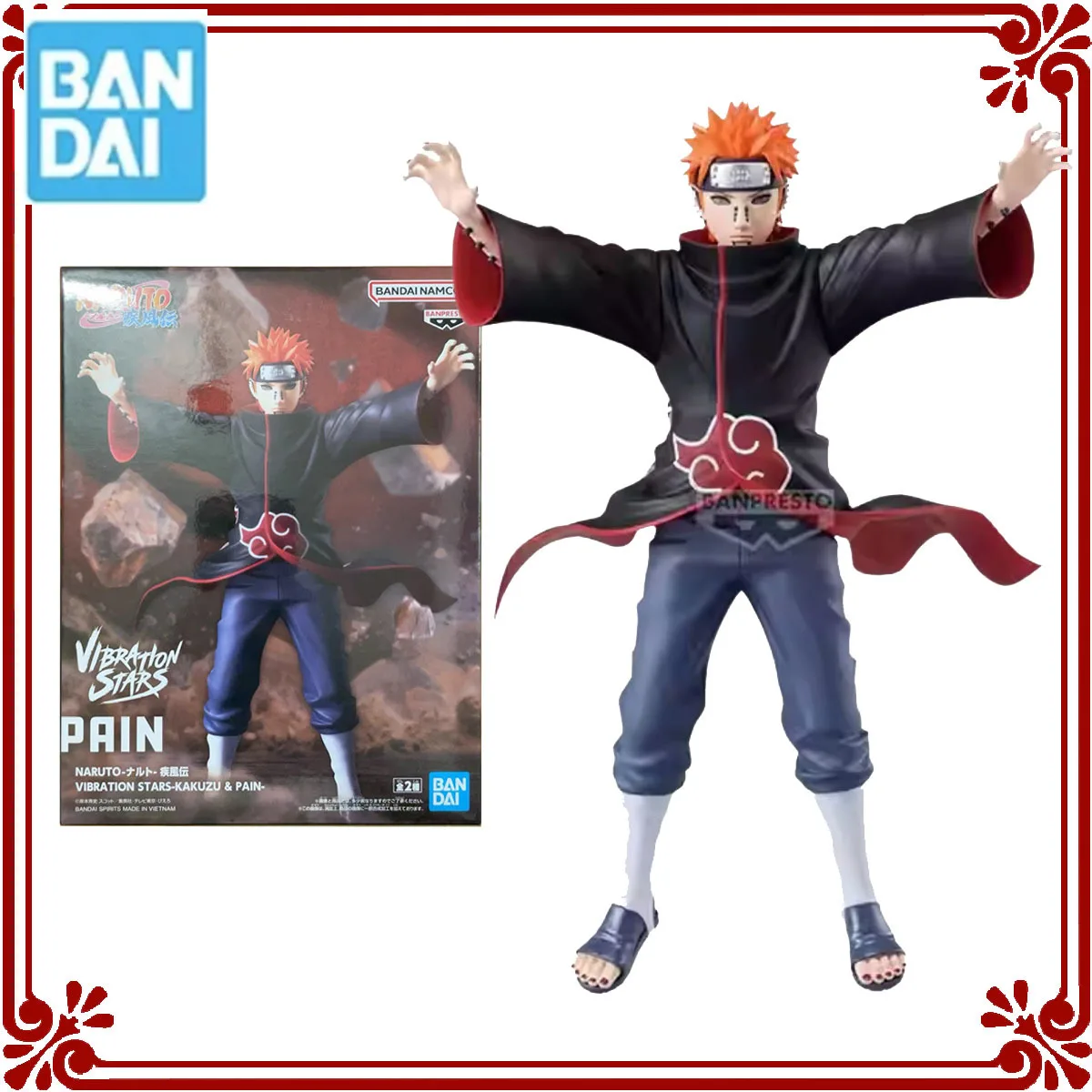 

BANDAI оригинальные Наруто вибрационные звезды Акацуки Pain Tiandao 17 см аниме фигурки игрушки для детей подарки