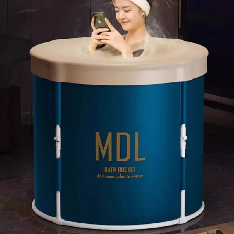 折りたたみ式ミニチュア浴槽ポータブルバスルーム子供用小型浴槽大人用浴槽温冷バニョワール折りたたみ式アブルテ家庭用家具