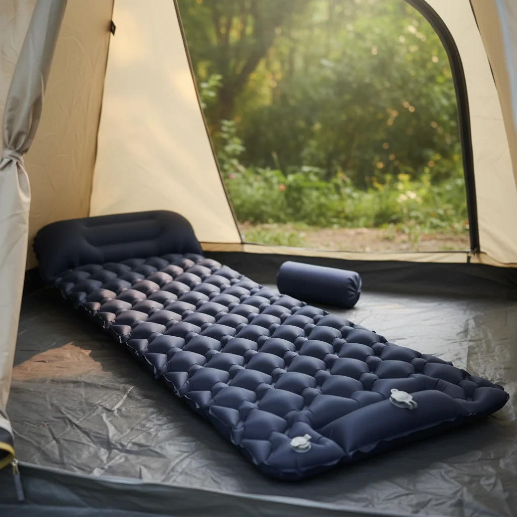 Waterproof Inflatable Camping Air Mattress Portable Outdoor Sleeping Pad Ultralight Air Cushion Travel Mat Inflating  Mattress