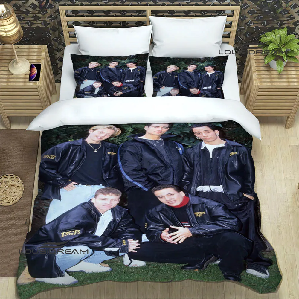 Imagem -02 - Bsb Banda Backstreet Bedding Sets para Meninos Exquisite Cama Suprimentos Capa de Edredão Consolador de Luxo Presente de Aniversário