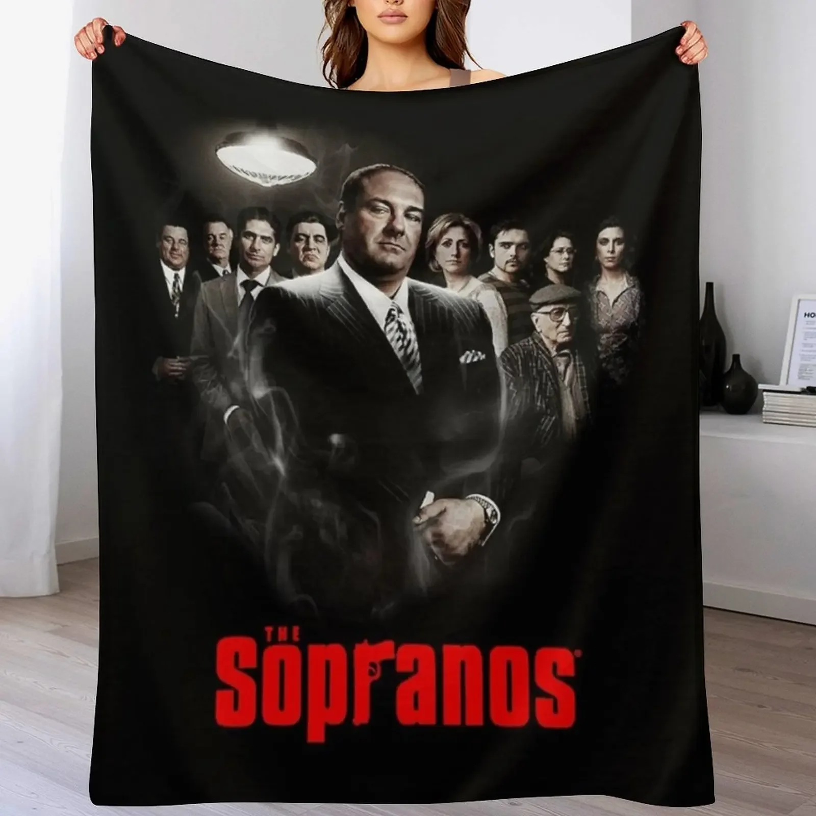 

Sopranos Vintage Throw Blanket halloween Weighted Plaid Decorative Sofa Blankets
