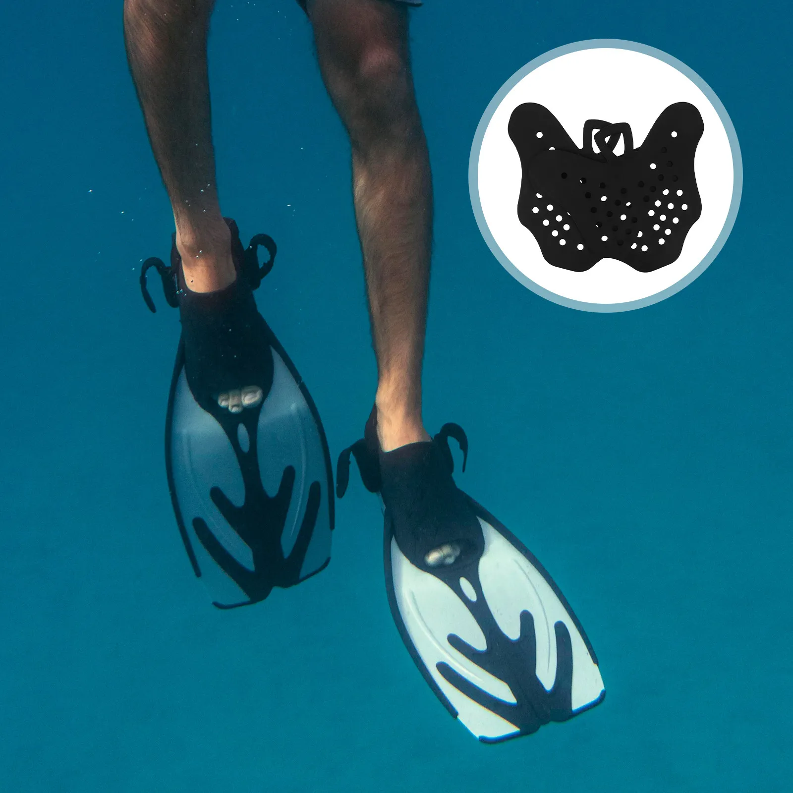 

2Pcs Fin Inserts for Swim Diving Snorkel Fins Shape Protection Comfort Adjuster Anti-Deformation Support Fin Upgrades