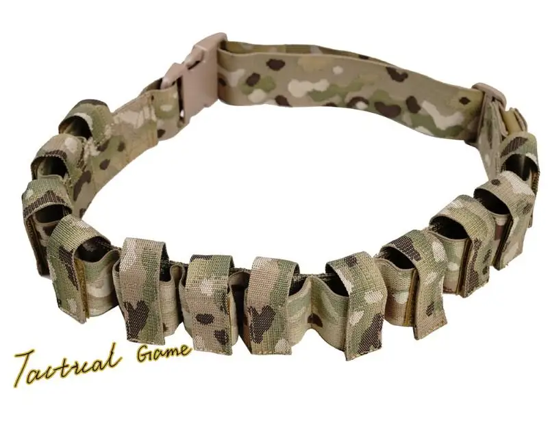 40MM shaped wolf brown tactical belt and tool pouch not included with model