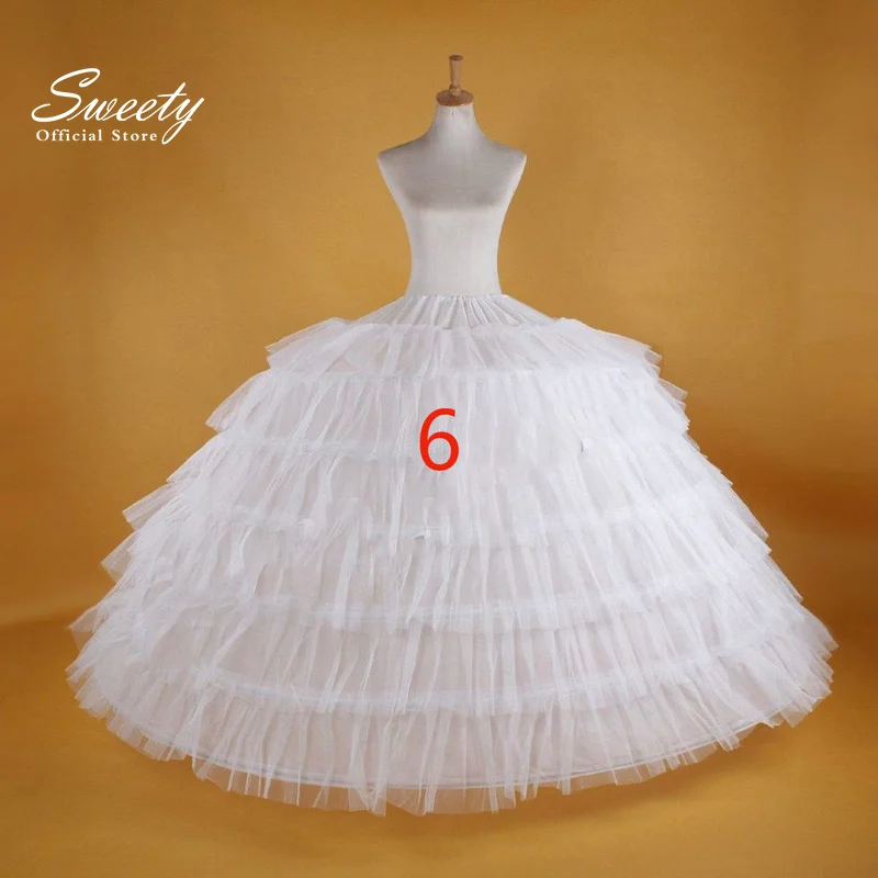 Hot Sell Many Styles Bridal Wedding Petticoat Hoop Crinoline Prom Underskirt Fancy Skirt Slip Wedding Accessories Bride Must