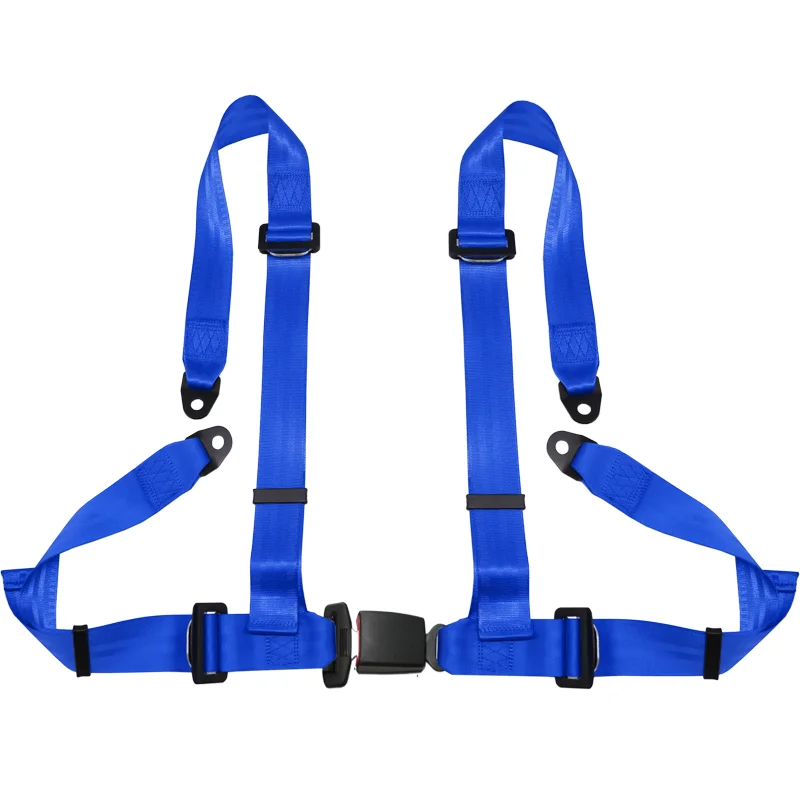 4-Point Harness Car Safety Seat Belt Racing Style for Bus One Accord Made of Steel and Polyester